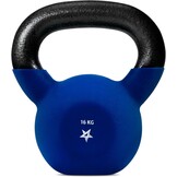 Yes4All Gecoate Gietijzeren Kettlebell 16 kg - Donkerblauw - 29% Korting