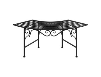 VidaXL Boombank 113 cm Staal Zwart - 54% Korting