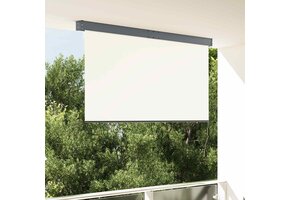 vidaXL Rolgordijn Crèmekleurig 180x250 cm - Stof & Aluminium, 34% Korting