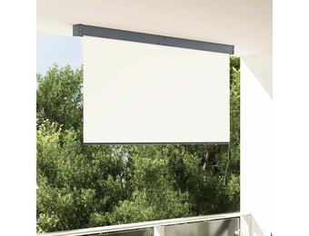 vidaXL Rolgordijn Crèmekleurig 180x250 cm - Stof & Aluminium, 34% Korting