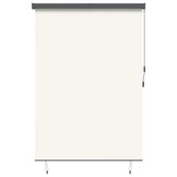 vidaXL Rolgordijn Crèmekleurig 180x250 cm - Stof & Aluminium, 34% Korting