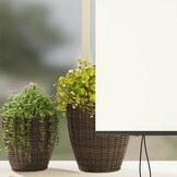 vidaXL Rolgordijn Crèmekleurig 180x250 cm - Stof & Aluminium, 34% Korting