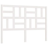 Hoofdbord Massief Grenenhout Wit 126x104cm - 33% Korting