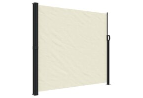 vidaXL Uittrekbaar Windscherm 180x500 cm Crème - 46% Korting