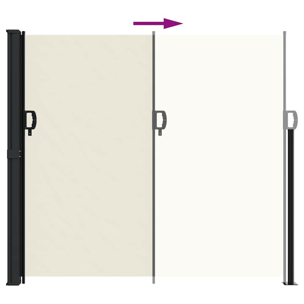 Uittrekbaar Windscherm 180x500cm Crème - 60% Korting!