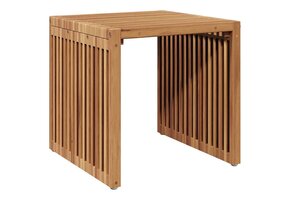 VidaXL Tuin Bijzettafel Bruin 45 cm Massief Teakhout - 54% Korting