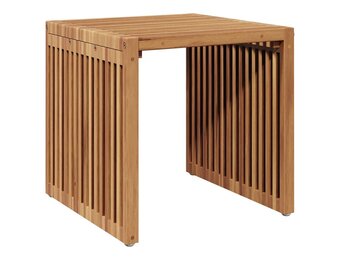 vidaXL Tuin Bijzettafel Bruin 45 x 45,5 x 45,5 cm Massief Teakhout