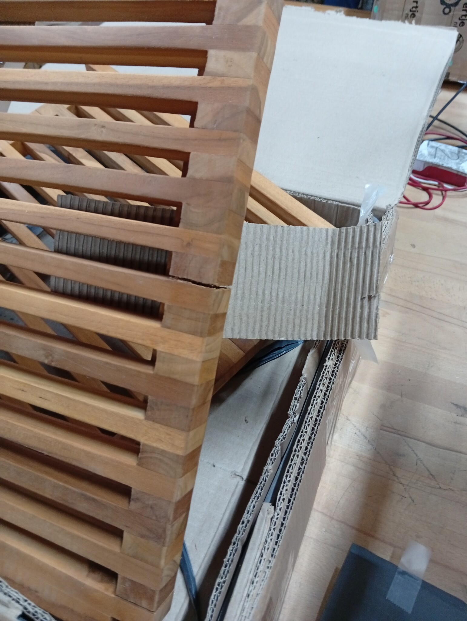 vidaXL Tuin Bijzettafel Bruin 45 x 45,5 x 45,5 cm Massief Teakhout