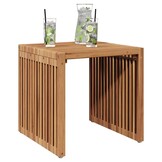 vidaXL Tuin Bijzettafel Bruin 45 x 45,5 x 45,5 cm Massief Teakhout
