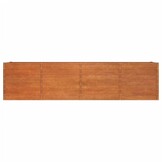 vidaXL Plantenbak verhoogd 320x80x77 cm cortenstaal roestig