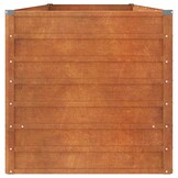 vidaXL Plantenbak verhoogd 320x80x77 cm cortenstaal roestig