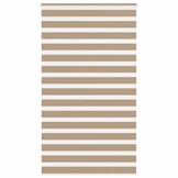 vidaXL Zebra Blind 125x200 cm stofbreedte 120,9 cm polyester zandbruin
