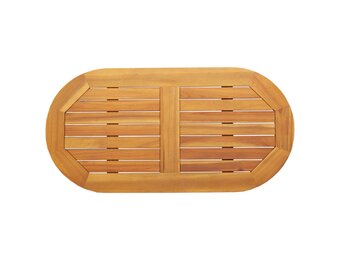 vidaXL Tafelblad Olie naturel 90 x 45 x 2 cm Massief Acaciahout