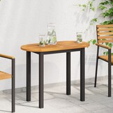 vidaXL Tafelblad Olie naturel 90 x 45 x 2 cm Massief Acaciahout