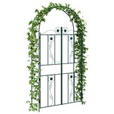 vidaXL Tuin Boog Groen 115 x 37 x 226 cm Staal
