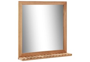 Badkamerspiegel 60x12x62 cm Walnotenhout - 45% Korting
