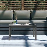 vidaXL Tuintafel 82,5x50,5x45 cm massief grenenhout grijs