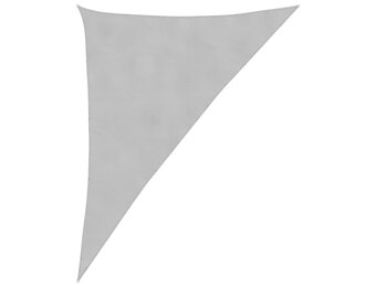 vidaXL Zonnezeil 4x5x6,4 m 100% polyester oxford lichtgrijs