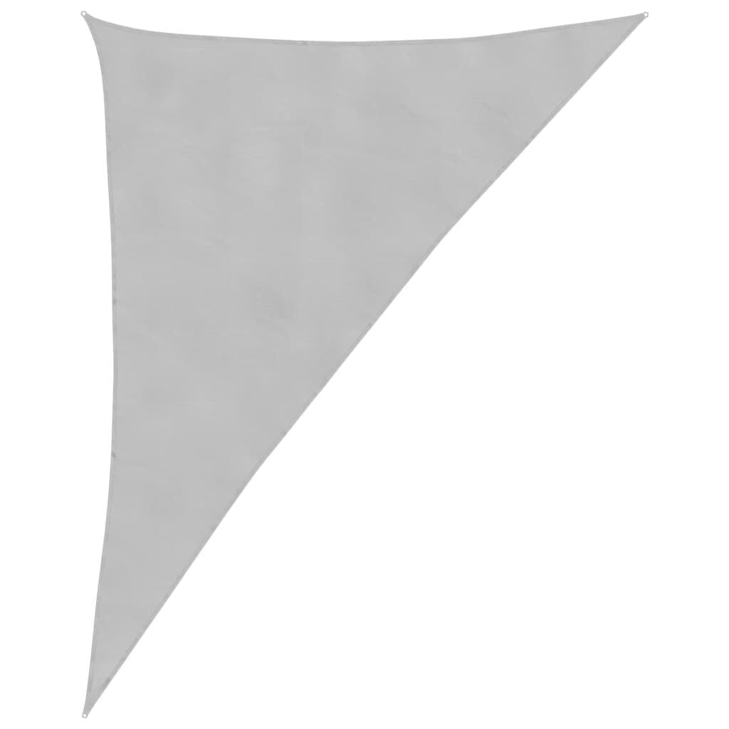 vidaXL Zonnezeil 4x5x6,4 m 100% polyester oxford lichtgrijs