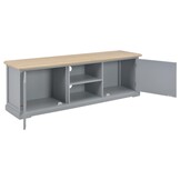 TV-meubel Hout Grijs - 120cm - 72% Korting