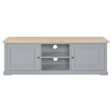 vidaXL Tv-meubel 120x30x40 cm hout grijs