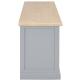 vidaXL Tv-meubel 120x30x40 cm hout grijs