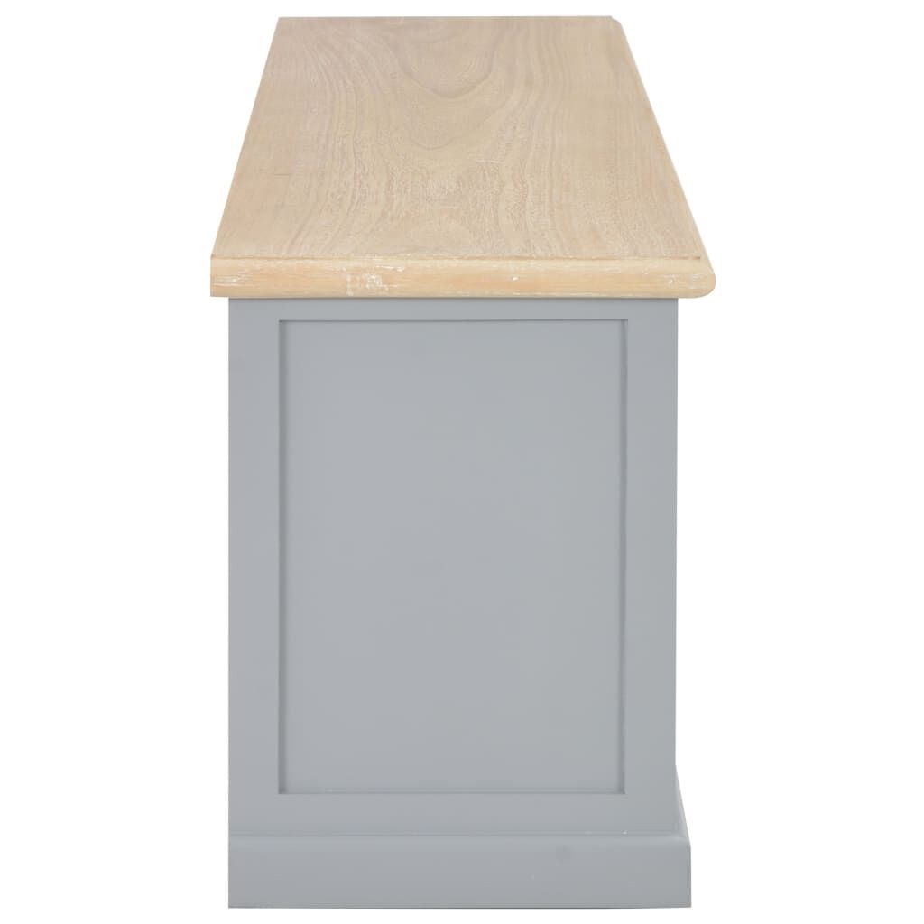 TV-meubel Hout Grijs - 120cm - 72% Korting