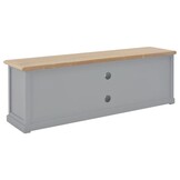 TV-meubel Hout Grijs - 120cm - 72% Korting
