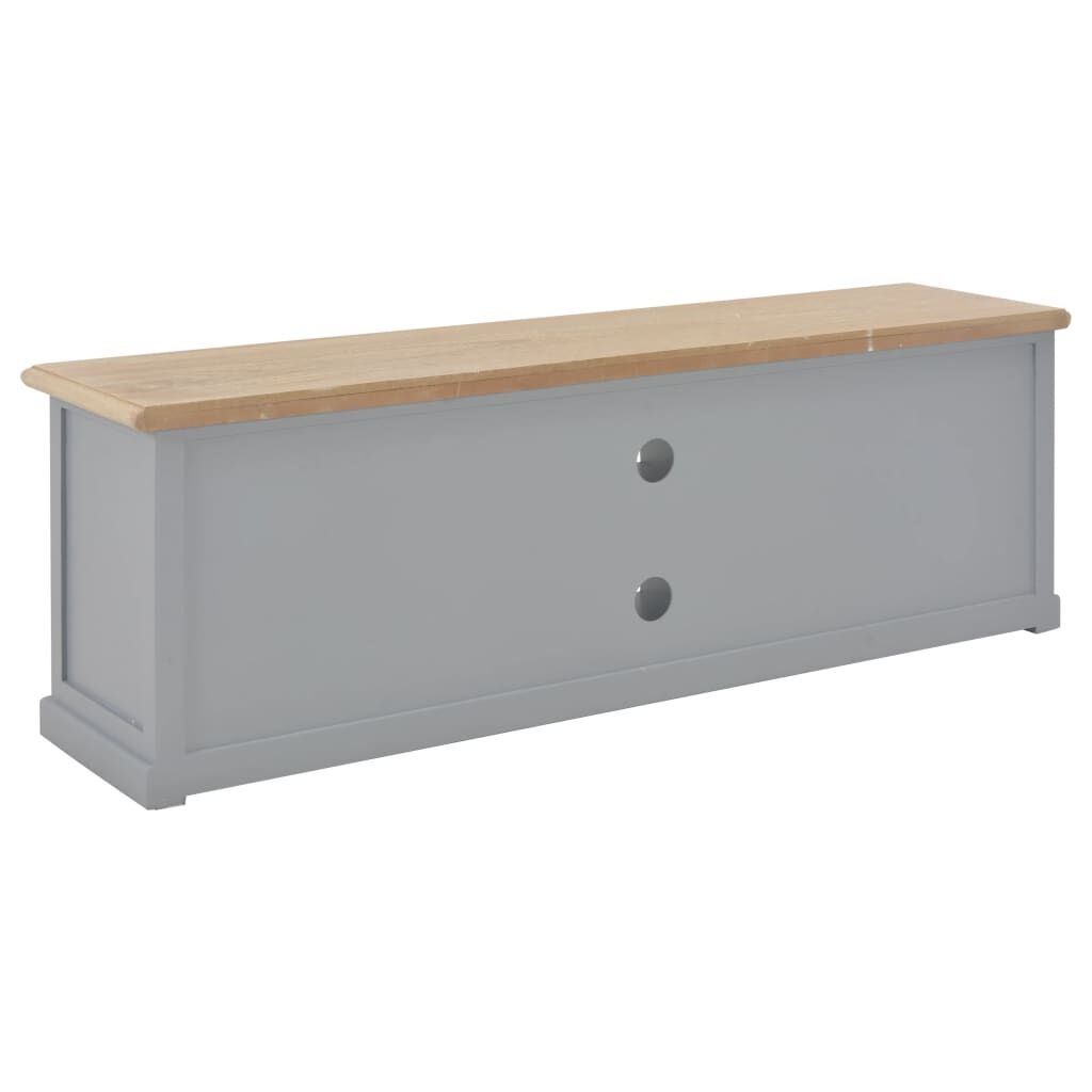 TV-meubel Hout Grijs - 120cm - 72% Korting