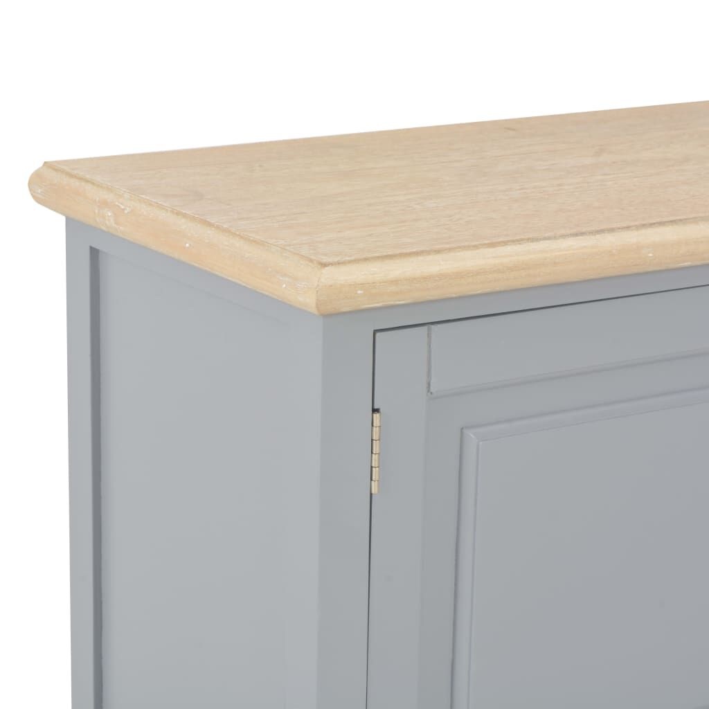 TV-meubel Hout Grijs - 120cm - 72% Korting