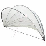 vidaXL Pooldome 592 x 590 x 275 cm 185T polyester met PU-coating
