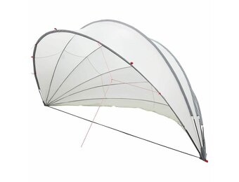vidaXL Pooldome 592 x 590 x 275 cm 185T polyester met PU-coating