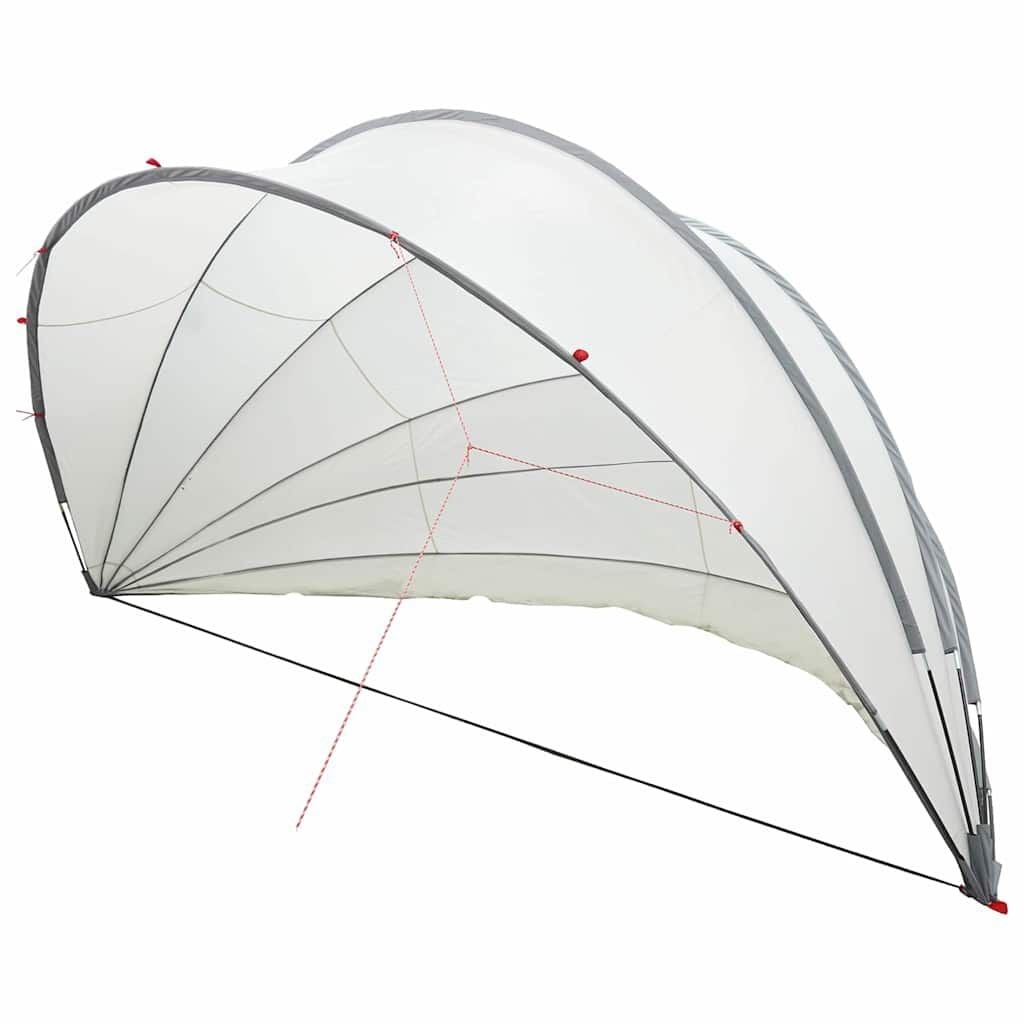 vidaXL Pooldome 592 x 590 x 275 cm 185T polyester met PU-coating