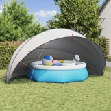 vidaXL Pooldome 592 x 590 x 275 cm 185T polyester met PU-coating