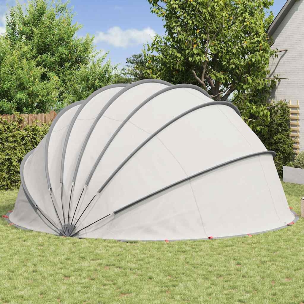 vidaXL Pooldome 592 x 590 x 275 cm 185T polyester met PU-coating