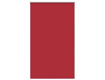 vidaXL Rolgordijn verduisterend 124,4 x 175 cm stofbreedte 120 cm rood