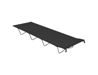 VidaXL Campingbed 180x60x19 cm - Zwart met 33% Korting