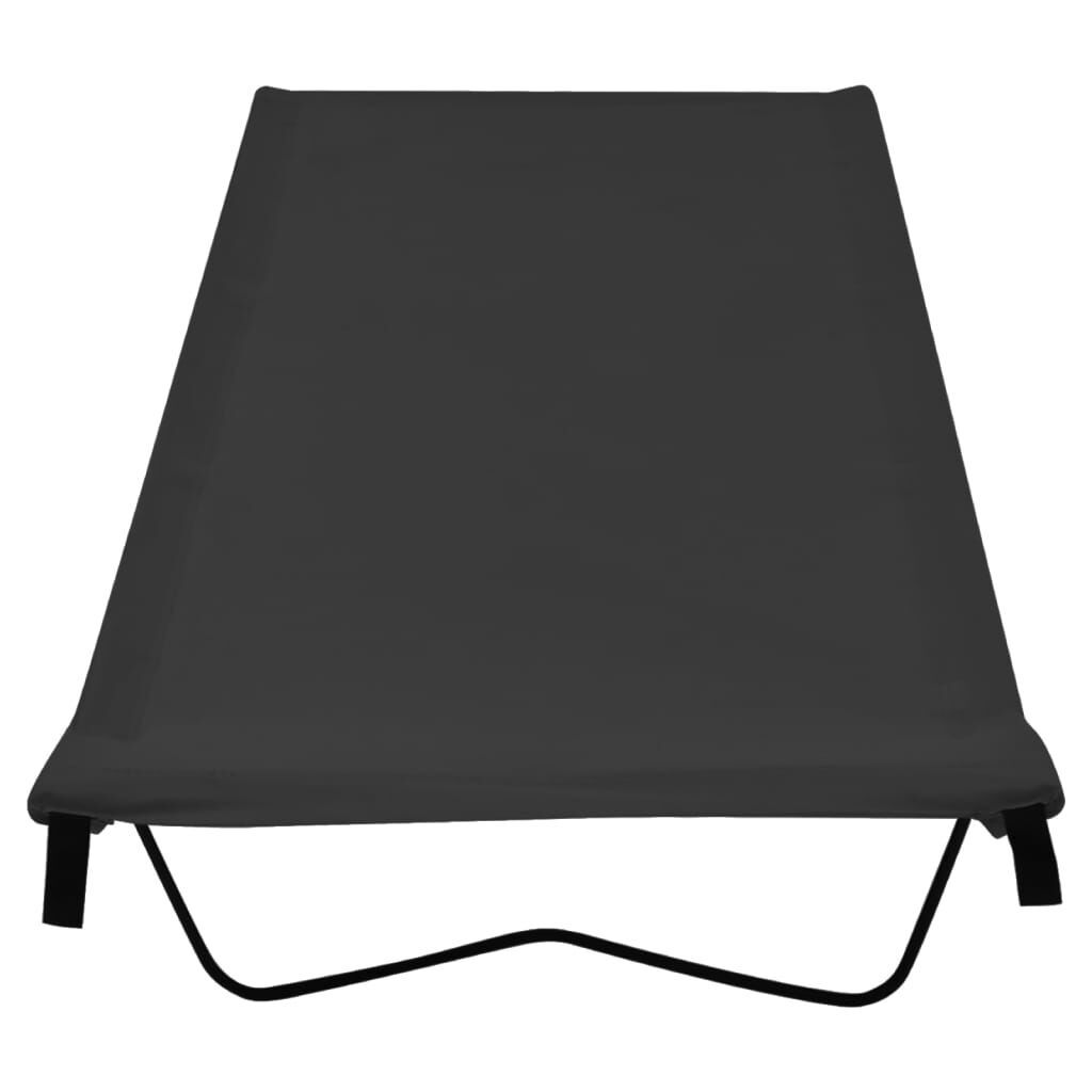 VidaXL Campingbed 180x60x19 cm - Zwart met 33% Korting