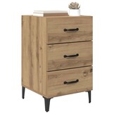 vidaXL Nachtkastje Artisan Eiken 40 x 40,5 x 66 cm Bewerkt hout