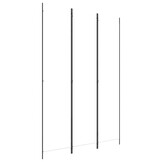 vidaXL Kamerscherm met 3 panelen 150x220 cm stof wit