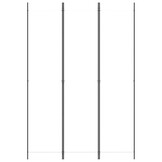 vidaXL Kamerscherm met 3 panelen 150x220 cm stof wit