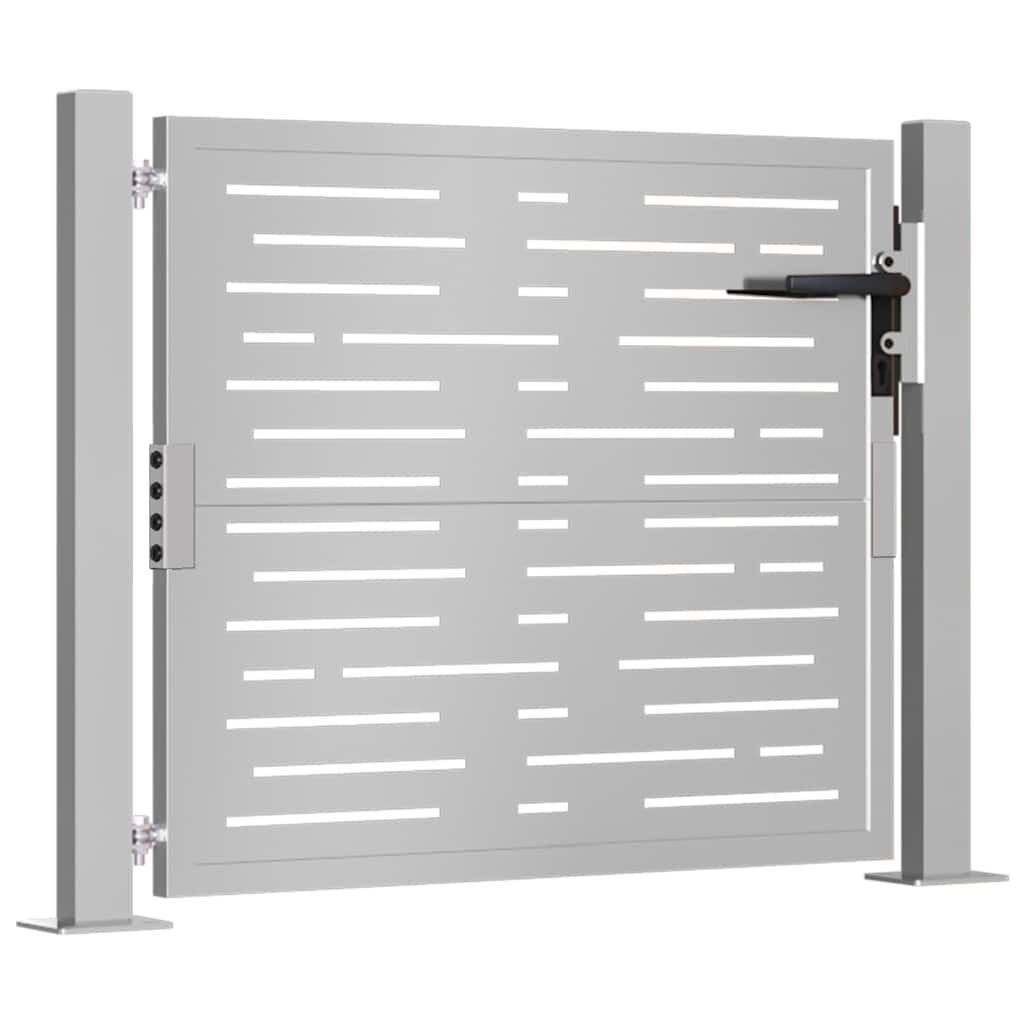 vidaXL Poort vierkant 105x80 cm cortenstaal