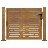 vidaXL Poort vierkant 105x80 cm cortenstaal