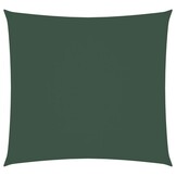 vidaXL Zonnescherm vierkant 3,6x3,6 m oxford stof donkergroen