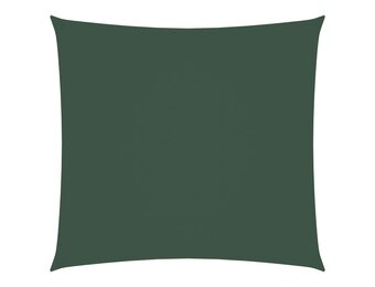 vidaXL Zonnescherm vierkant 3,6x3,6 m oxford stof donkergroen