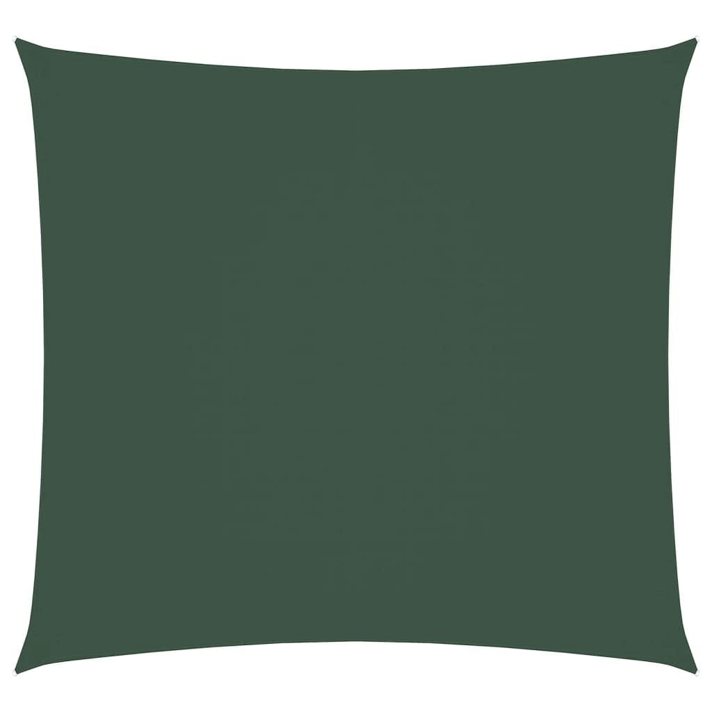 vidaXL Zonnescherm vierkant 3,6x3,6 m oxford stof donkergroen