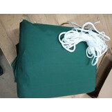 vidaXL Zonnescherm vierkant 3,6x3,6 m oxford stof donkergroen