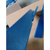VEVOR Adirondack Stoelen van kunststof, set van 2 draagbare weerbestendige klapstoelen voor buiten, bekerhouder, ergonomische ontspanningsarmleuning, voor tuin en binnenplaats, grijs