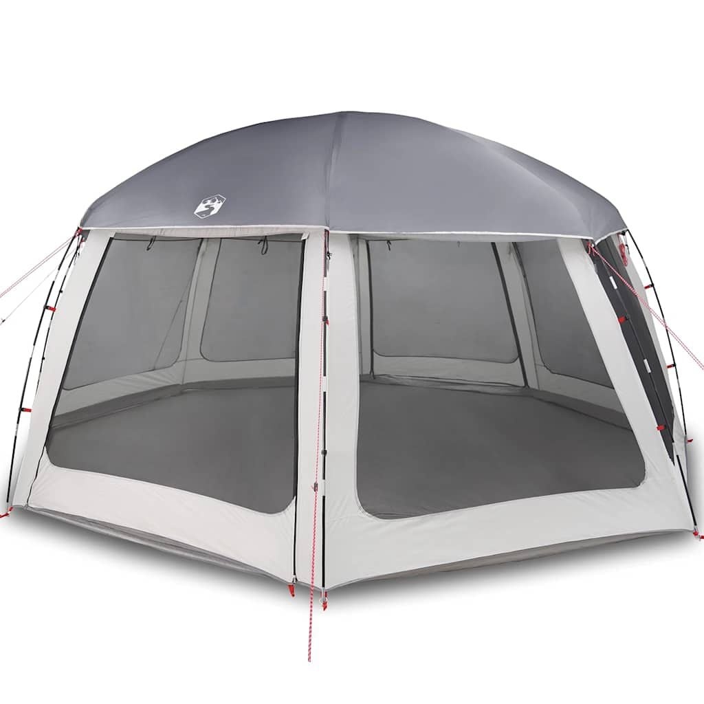 vidaXL Zwembadtent Grijs 612x612 cm - 35% Korting