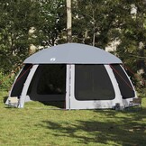 vidaXL Zwembadtent Grijs 612x612 cm - 35% Korting
